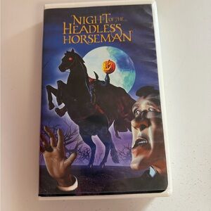 Night of the Headless Horseman Rare VHS 1999 Luke Perry Animated Analog 90s